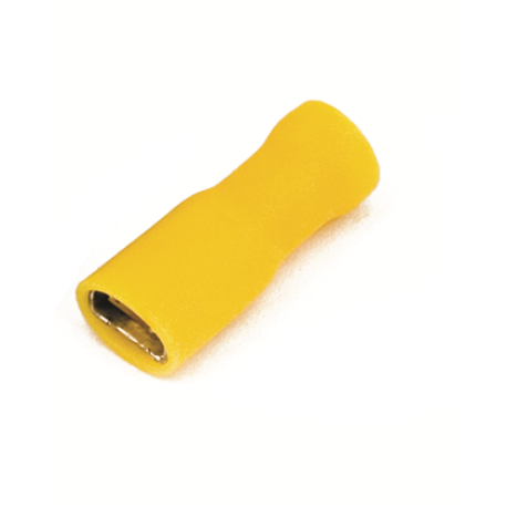 2C02TP | Наконечник плоский полностью изолир. (розетка) 2,5-6 кв.мм 6,3х0,8 мм (РППИ-М)