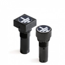 Индикатор заземления, винт. подкл., уст.размер 22/30, круг., крас., 24В,