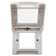 Рамка для монтажа в стену "Avanti", IP55, "Белое облако", 2 модуля