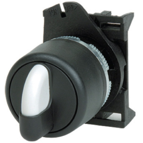 ASSB6T0 | Переключатель на 3 положения с фиксацией стандартная ручка, черный