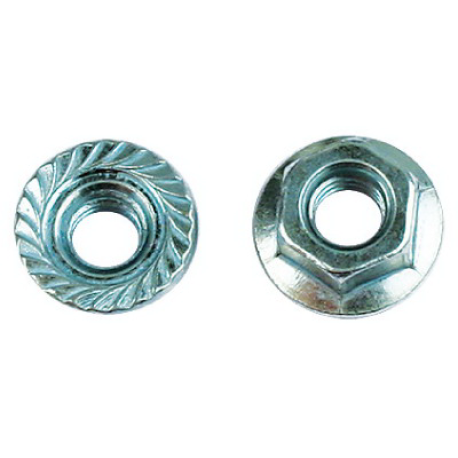 CM100600INOX316L | Гайка с насечкой препятствующей откручиванию, М6, DIN6923, нержавеющее (AISI 316L)