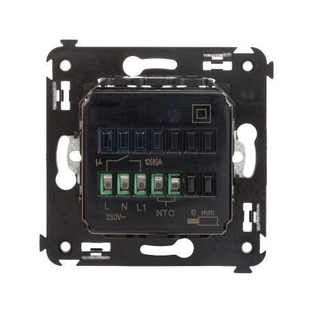 4404163 | Термостат для теплых полов в стену, Avanti, Закаленная сталь-2