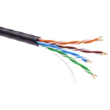 Информационный кабель неэкранированый U/UTP 4х2 CAT5E, PE, Черный