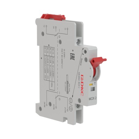 MD63-MCCK2 | Аварийный и вспомогательный контакт YON MD63-МССК2 2-пер. конт.