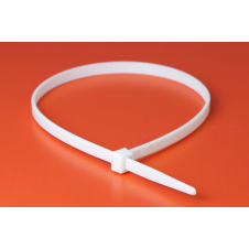 Хомут P6.6 самозатухающий, белый, 2,5x98