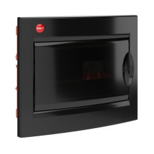 Щиток встраиваемый с дверцей 12 мод., IP41, черный