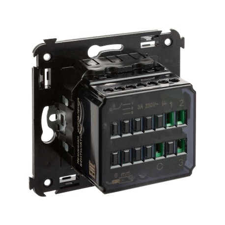 4402173 | Механизм управления вентиляторами в стену, Avanti, Черный квадрат-3