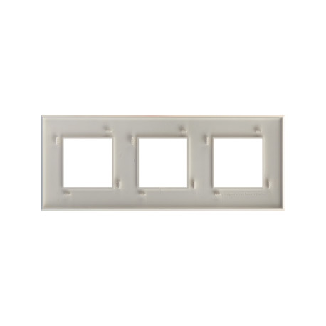 4420906 | Рамка Avanti, Белый жемчуг, 3 поста (6 мод.)-2