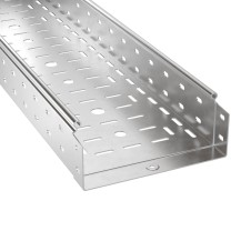 Лоток перфорированный 80х80, L=3000, 1.5мм, алюминий