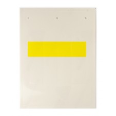 Маркировка самоламинирующаяся для кабелей и труб, Желтая