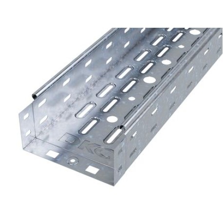 35331ZL | Лоток перфорированный 100х100, L=2000, 0.8мм, цинк-ламельное