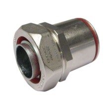 Муфта взрывозащищенная Ex e жесткая труба-металлорукав, DT 32мм, DN26, латунь никелированная, IP66/67