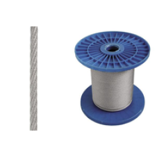 Трос стальной ⌀6мм, DIN3055 (уп/50м)