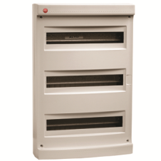 Щиток настенный без дверцы 54 мод., IP40, серый, 18x3