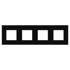 Рамка ARTLEBEDEV, "Avanti", "Черный квадрат", 8 модулей