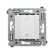 Диммер кнопочный в стену, "Avanti", "Белое облако"