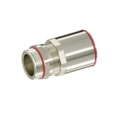 Ввод кабельный взрывозащищенный ANR под небронированный кабель в гладкой стальной трубе M16х1,5 D5-10мм, латунь никелированная, IP66/68