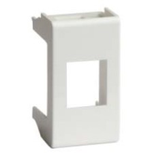 Адаптер для информационных разъемов SIEMON, ''Viva'', 1 мод., белый