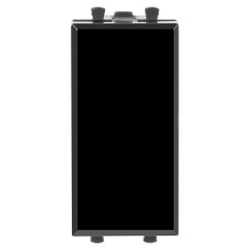 Кнопка модульная, "Avanti", "Черный квадрат", 1 модуль