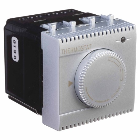 4404162 | Термостат модульный для теплых полов,  "Avanti", "Закаленная сталь", 2 модуля-1