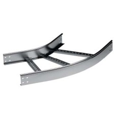 Угол горизонтальный 45°, 80x500, R600, 1.2мм, горячеоцинкованное