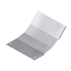 Крышка на угол вертикальный внутренний 45°, 100х300, R300 (с метизами), цинк-ламельное