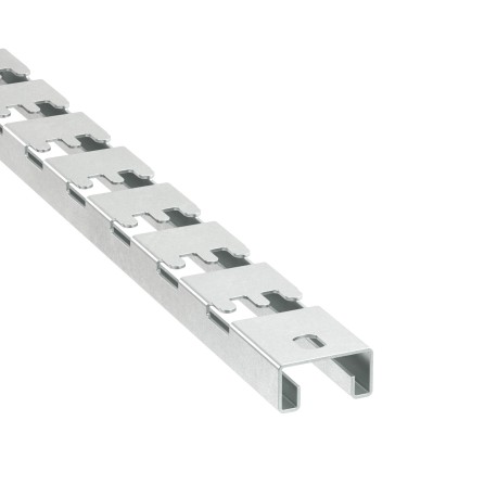 FPL2101 | Профиль для проволочного лотка FPL-21, С-образный, 41х21, L=100, толщ.1.5мм