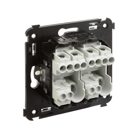 4405154 | Кнопка двухклавишная в стену, Avanti, Ванильная дымка-3