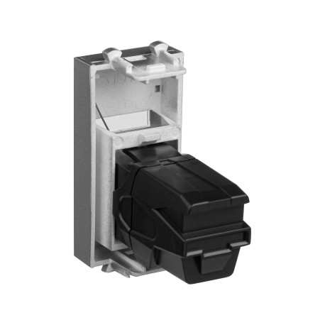 4404251 | HDMI розетка модульная, тип А-А, "Avanti",  "Закаленная сталь", 1 модуль-3