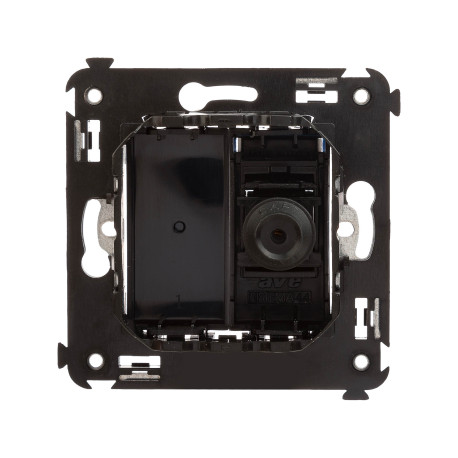 4402503 | Розетка TV оконечная в стену, "Avanti", "Черный квадрат"-2