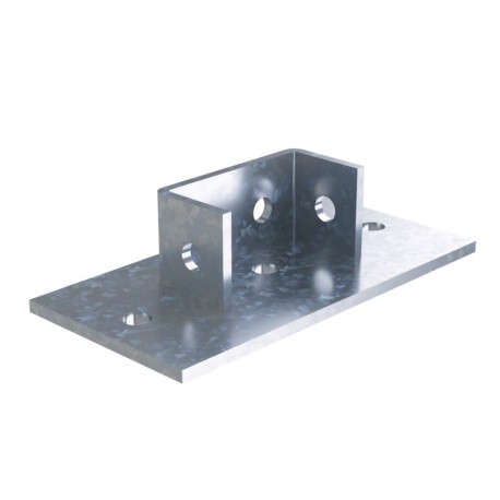 IBSF8202C | Крепление к потолку для двойного С-образного профиля 41х41, нержавеющая сталь