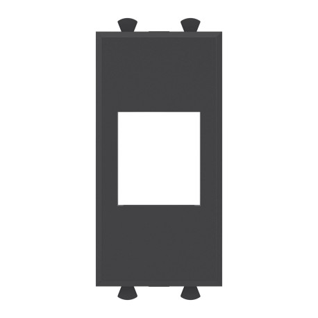 4412211 | Адаптер без шторки для Keystone, Avanti, Черный матовый, 1 модуль