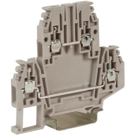 ZDB100GR | DBC.2GR, проходной зажим серый 2 уровня 2,5 кв.мм