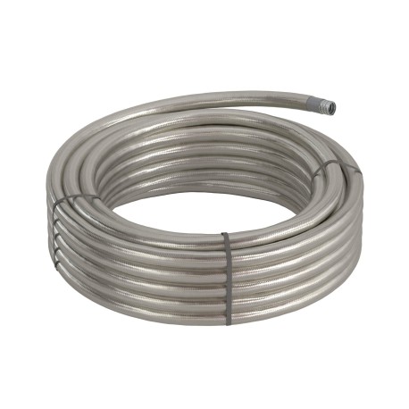 607ETX032 | Металлорукав DN 26мм в гладкой EVA изоляции и оплетке из нержавейщей стали, Dвн 26,5 мм, Dнар 34,0, IP66, 25 м-2