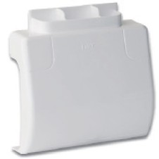 Отвод широкий от каналов 70х22 или 90х25 к 6-мод. коробке Brava