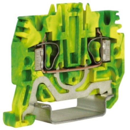 ZHT500-RET | HTE.2, зажим для заземления, 2,5 кв.мм желто-зеленый