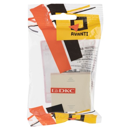 4405122 | Инвертор одноклавишный модульный, "Avanti", "Ванильная дымка", 2 модуля-4