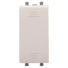 Выключатель модульный, "Avanti", "Ванильная дымка", 1 модуль