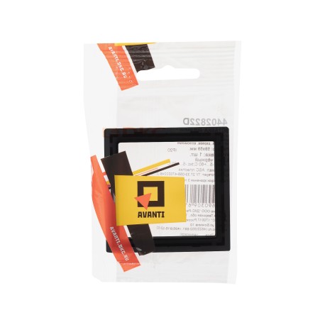 4402822D | Декоративная вставка для рамок из натуральных материалов Avanti черная, 1 пост (2 мод.)-4