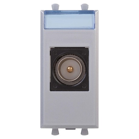 4404501 | Розетка TV одиночная модульная,  "Avanti", "Закаленная сталь", 1 модуль