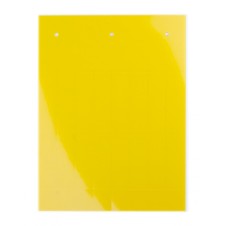 Табличка полужесткая. Клейкое основание. ПВХ-0,5. Желтая