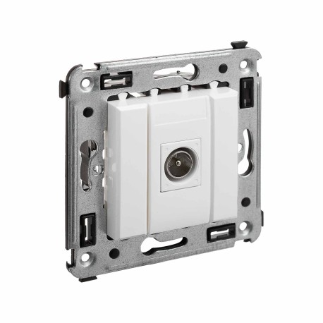 4400503 | Розетка TV оконечная в стену, "Avanti", "Белое облако"-1