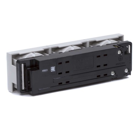 45023 | Тройная розетка Viva серая-3