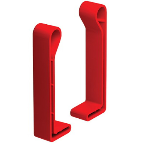 LS8000 | Комплект торцевых заглушек, правая + левая, H 80, полиэтилен RAL3020