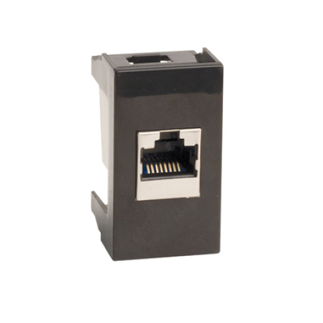 45238 | Розетка RJ-45 кат.5E,Viva,1 мод.,черн
