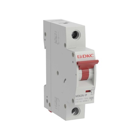 MD63N-1PB63 | Автоматический выключатель модульный YON max типа MD63N, 6кА, 1 полюс, хар-ка B, 63А