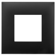 Рамка Avanti, Черный матовый, 1 пост (2 мод.)