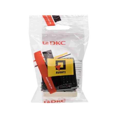 4405341 | Диммер кнопочный модульный для LED ламп, "Avanti", "Ванильная дымка", 1 модуль-4