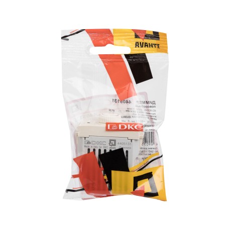 4405131 | Диммер поворотный модульный, "Avanti", "Ванильная дымка", 1 модуль-4