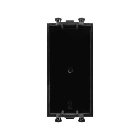 4402991 | Заглушка модульная, "Avanti", "Черный квадрат", 1 модуль-2